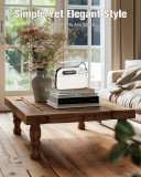 PRUNUS J-130 Small Retro Vintage Radio Bluetooth, Portable Radio AM FM Transistor with AC Power,Battery Operated Radio/Rechargeable Radio, Support TF Card/USB Playing for Home/Outdoor/Gift