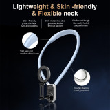 Seancheer Magnetic Neck Holder Mount POV Vlog Hands Free Phones Neck Holder Chest Stand with Magnetizer Ring Video Recording for iPhone 15 14 13 12 Series Android Smartphone