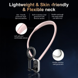 Seancheer Magnetic Neck Holder Mount POV Vlog Hands Free Phones Neck Holder Chest Stand with Magnetizer Ring Video Recording for iPhone 15 14 13 12 Series Android Smartphone