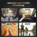 Seancheer Magnetic Neck Holder Mount POV Vlog Hands Free Phones Neck Holder Chest Stand with Magnetizer Ring Video Recording for iPhone 15 14 13 12 Series Android Smartphone