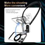 Seancheer Magnetic Neck Holder Mount POV Vlog Hands Free Phones Neck Holder Chest Stand with Magnetizer Ring Video Recording for iPhone 15 14 13 12 Series Android Smartphone