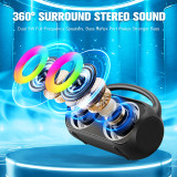 Heetipuk K30 Karaoke Machine Adults Kids,Portable Bluetooth 5.3 Speaker with 2 Wireless Microphones,Singing Machine for TV Birthday Home Party Gift,PA System with Echo/Bass/Treble,Support AUX,USB,TF