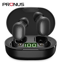 PRUNUS Wireless Earbuds, Bluetooth 5.3 Headphones, Earphones Wireless with Stereo Sound, One-Touch Intelligent Control, 30H Playtime LED Display for Sport/Work, USB-C