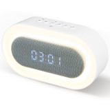 Seancheer White Noise Machine,Bluetooth Wireless Speaker,Sound Machine with 31 Soothing Sounds Memory Function,24HR Alarm Clock for Bedroom with Night Light,Powered by 2000mAh Battery for Baby&Adults
