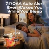 PRUNUS J-366 Emergency Radio- NOAA Weather Alert & AM/FM, 3-in-1 Charging Cables, 5-Way Power (AAA Battery/Hand Crank/Solar/USB-C/7400mWh), SOS Alarm, Flashlight, Compact for Bag, NOAA Weather Radio