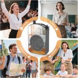 PRUNUS A10 Voice Amplifier Wireless with Lavalier Microphone Charging &Storage,Portable Voice Amplifier with Laple Mic Speaker,Mini Voice Amplifier for Classroom,Speech,Training Outdoor