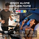 4-in-1 Scrolling Remote Control for TikTok YouTube IG Short Videos with Earbuds Wireless Bluetooth,Page Turner for Kindle App,Camera Shutter Remote for | iPhone | Android | iOS | iPad | Tablet