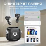 4-in-1 Scrolling Remote Control for TikTok YouTube IG Short Videos with Earbuds Wireless Bluetooth,Page Turner for Kindle App,Camera Shutter Remote for | iPhone | Android | iOS | iPad | Tablet