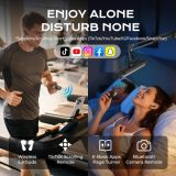 4-in-1 Scrolling Remote Control for TikTok YouTube IG Short Videos with Earbuds Wireless Bluetooth,Page Turner for Kindle App,Camera Shutter Remote for | iPhone | Android | iOS | iPad | Tablet