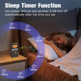 PRUNUS J-525 Portable Radio AM FM with Bluetooth Earphone Output & Bluetooth Speaker Mode, Preset, 2500mAh Rechargeable, Micro SD Playback with Shuffle & Sequential Play, Headphone Jack, Sleep Timer