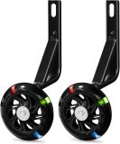PRUNUS Flash BIKE Training Wheels for 12 14 16 18 20 Inch.Training Wheels for Kids Bike is Heavy Duty.Bicycle Training Wheel is Suitable Single Speed Bike