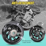 PRUNUS Flash BIKE Training Wheels for 12 14 16 18 20 Inch.Training Wheels for Kids Bike is Heavy Duty.Bicycle Training Wheel is Suitable Single Speed Bike