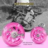 PRUNUS Flash BIKE Training Wheels for 12 14 16 18 20 Inch.Training Wheels for Kids Bike is Heavy Duty.Bicycle Training Wheel is Suitable Single Speed Bike