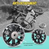 PRUNUS Flash BIKE Training Wheels for 12 14 16 18 20 Inch.Training Wheels for Kids Bike is Heavy Duty.Bicycle Training Wheel is Suitable Single Speed Bike