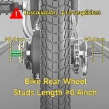 PRUNUS Flash BIKE Training Wheels for 12 14 16 18 20 Inch.Training Wheels for Kids Bike is Heavy Duty.Bicycle Training Wheel is Suitable Single Speed Bike