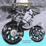 PRUNUS Flash BIKE Training Wheels for 12 14 16 18 20 Inch.Training Wheels for Kids Bike is Heavy Duty.Bicycle Training Wheel is Suitable Single Speed Bike