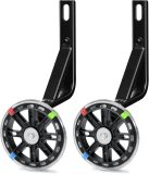 PRUNUS Flash BIKE Training Wheels for 12 14 16 18 20 Inch.Training Wheels for Kids Bike is Heavy Duty.Bicycle Training Wheel is Suitable Single Speed Bike
