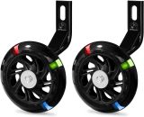 PRUNUS Flash BIKE Training Wheels for 12 14 16 18 20 Inch.Training Wheels for Kids Bike is Heavy Duty.Bicycle Training Wheel is Suitable Single Speed Bike