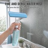 3 in 1 Window Cleaning Scraper, Shower Scraper Window Squeegee with 300ML Tank, Bathroom Mirror Squeegee with Hanging Hole, Window Scraper for Cleaning Windows, Glass, Mirrors, Car Windows