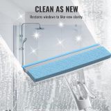 3 in 1 Window Cleaning Scraper, Shower Scraper Window Squeegee with 300ML Tank, Bathroom Mirror Squeegee with Hanging Hole, Window Scraper for Cleaning Windows, Glass, Mirrors, Car Windows