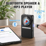 PRUNUS J162 Pocket Radio AM FM with Bluetooth Earphone Output