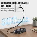 PRUNUS J162 Pocket Radio AM FM with Bluetooth Earphone Output