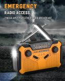 PRUNUS J-369 Emergency Hand Crank Radio with Solar & LED Flashlight (US & CA, etc.: Includes WB)
