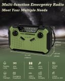 PRUNUS J-369 Emergency Hand Crank Radio with Solar & LED Flashlight (US & CA, etc.: Includes WB)