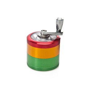 NovaBong new design 4 layer multi colors aluminum alloy diameter 50mm with hand operate herb grinder