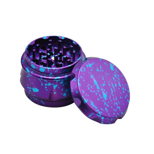 NovaBong offer Starry Sky tobacco Herb Grinder  4 Layers  aluminum alloy with diameter 63mm multi colors