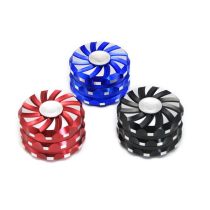 NovaBong offer multi colors fidget Spinner 3 layer aluminum alloy tobacco herb grinder with diameter 63mm