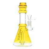 Nova Glass 7.5 inch colored Oil Rig matrix perc Glass Water Pipe