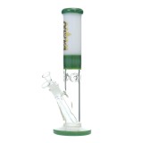 Nova Glass 13.5 inch ice Pinched Colored straight tube joint Glass Water Pipe