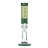 Nova Glass 13.5 inch ice Pinched Colored straight tube joint Glass Water Pipe