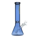Nova Glass 13 inch colored beaker with ice pinch Glass Bong