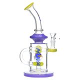 Nova Glass 10 inch showerhead perc with turtle decorate Glass Water Pipe
