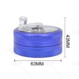NovaBong new 2 layer aluminum alloy hand operate herb grinder with multi colors