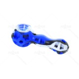 4.5 inch camouflage Silicone Hand Pipe with glass bowl