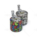 NovaBong released latest design Skull Color Printer tobacco Herb Grinder Aluminium Alloy Hand operate Weed Crusher with multi colors