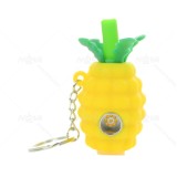 2.5 inch Pineapple Silicone Hand Pipe with Keychain