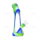 9 inch Colored horn  Silicone Bong With Quartz Banger/Bong Bowl