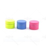 NovaBong offer  new design 3 layer aluminum alloy  tobacco herb grinder coated with silicone diameter 40mm wholesale
