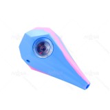 4 inch Silicone Diamond Hand Pipe With Glass Bowl