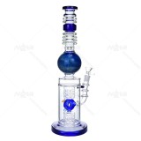 Nova Glass 15.7 inch Colored with arm tree Perc Ice pinch bong