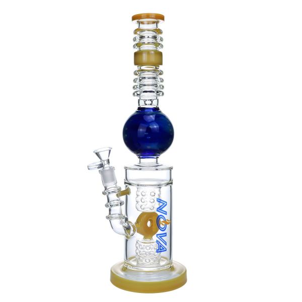 Nova Glass 15.7 inch Colored with arm tree Perc Ice pinch bong