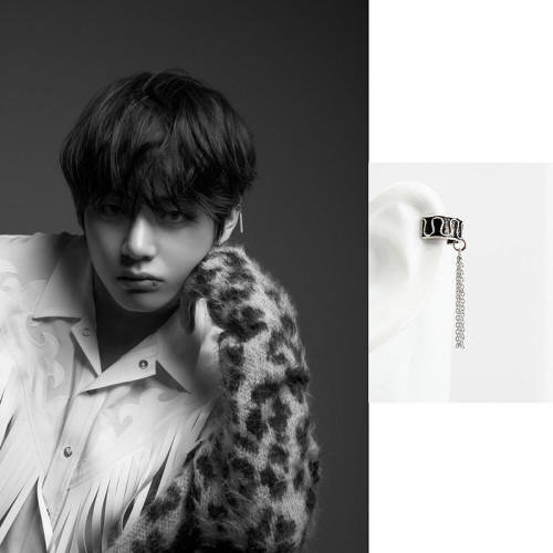 Us 8 32 Good Quality Bts V Fake Love Ear Clip Earrings M Love Dropship Com