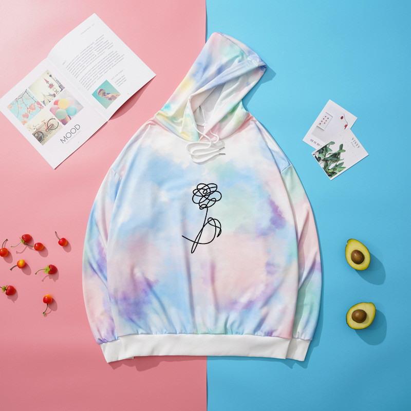 bts flower hoodie