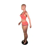 SC Casual Tank Tops Shorts Sports Fitness 2 Piece Set BS-1097