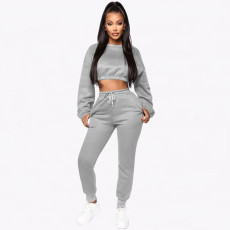 SC Casual Sweatshirt Long Pants Two Piece Sets YMT-6113