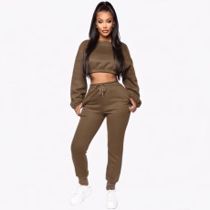 SC Casual Sweatshirt Long Pants Two Piece Sets YMT-6113